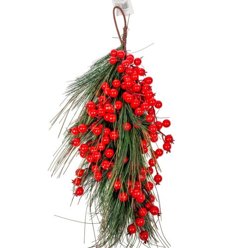 Bogyós fenyő dísz akasztós 50cm