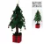 Karácsonyfa LED-es textil M70cm