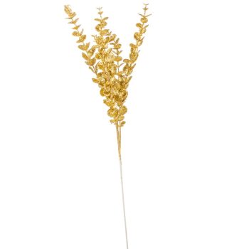 Glitteres eukaliptusz ág arany 83cm