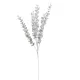 Glitteres eukaliptusz ág ezüst 83cm