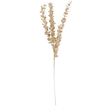 Glitteres eukaliptusz ág pezsgő 83cm