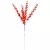 Glitteres eukaliptusz ág piros 83cm