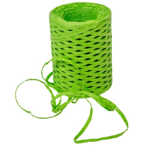 Kötöző szalag natúr zöld 5mm x 200m