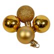 Műanyag gömb arany 3cm 24db-os