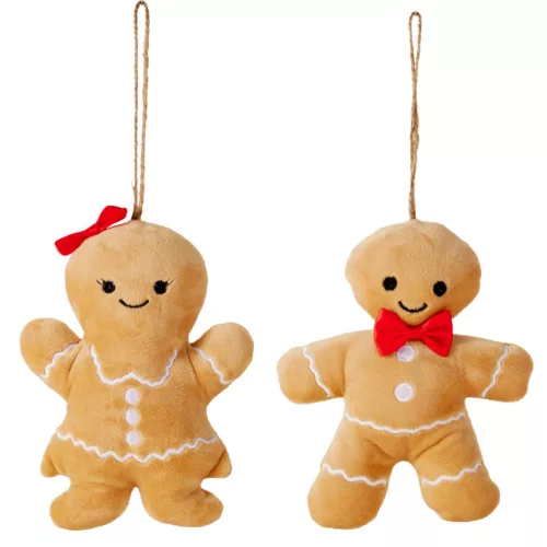 Mézeskalács figura textil akasztós 14cm