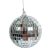 Tükrös gömb ezüst 10cm