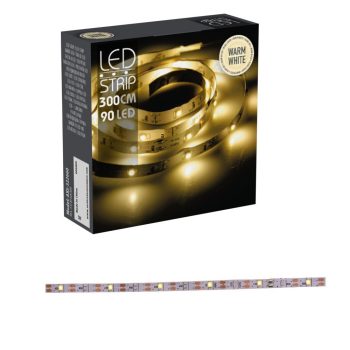 Szalag 90 LED-es elemes (elem nélkül) multi 3m