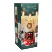 Mintás LED-es gyertya M15cm 
