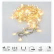 Fényfüzér 320 LED-es transzparens időzítős programos adapteres meleg 24m 