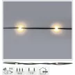 Fényvezeték 80 LED-es adapteres meleg