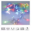 Fényfüzér 20 LED-es timeres elemes (elem nélkül) multi