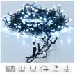 Fényfüzér 96 LED-es programos elemes (elem nélkül) hideg 7m