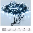 Fényfüzér 192 LED-es programos elemes (elem nélkül) hideg 14,5m