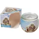 Poharas illatmécses mézeskalács falu 6x7cm