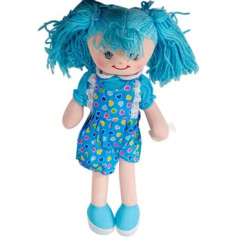 Plüss baba kék 40cm