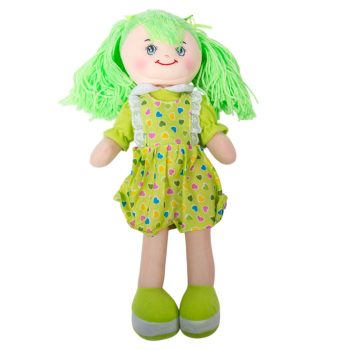 Plüss baba zöld 40cm