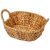 Fonott kosár ovális  füllel M11x30x23cm