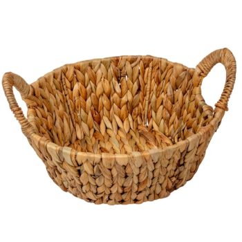 Fonott kosár kerek  füllel D26cm M11cm