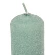 Bársony glitter henger gyertya 40x100mm menta 4db/csom (db ár)