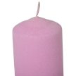 Bársony glitter henger gyertya 50x75mm ciklámen 4db/csom (db ár)