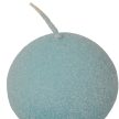 Bársony glitter gömb gyertya 60mm menta 4db/csom (db ár)
