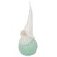 Bársony glitter kicsi hóapó gyertya 55x130mm menta
