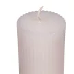 Bordás henger gyertya 50x100mm fehér 4db/csom (db ár)