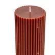 Bordás henger gyertya 50x150mm csoki 4db/csom (db ár)