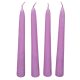 Bársony metál spitz gyertya 195mm viola 4db/csom (db ár)