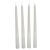 Bársony metál sziluett gyertya 300mm fehér 4 darabos csomagban rendelhető | darab ár!