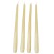 Bársony metál sziluett gyertya 300mm ivory 4 darabos csomagban rendelhető