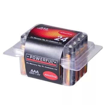 Alkáli AAA elem 24db-os