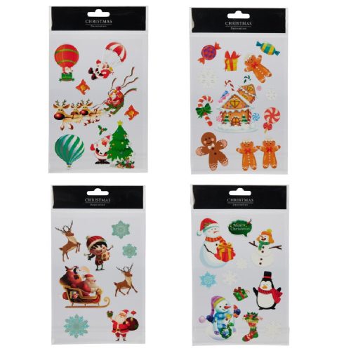 Matrica karácsonyi mintával 3D mix