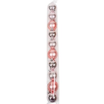 Műanyag gömb pink mix 5cm 10db-os