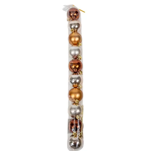 Műanyag gömb amber mix 5cm 10db-os