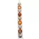 Műanyag gömb amber mix 6cm 9db-os