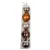Műanyag gömb amber mix 8cm 5db-os