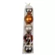 Műanyag gömb amber mix 8cm 5db-os