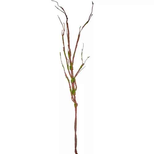 Mohás ág barna-zöld M115cm 12db/#