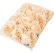 Rózsa virágfej krém D9cm 12db/csom