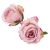 Rózsa virágfej világoslila D9cm 12db/csom