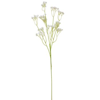 Díszítő ág gumi fehér M65cm 120db/#