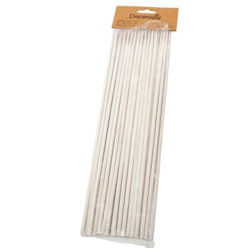 Hurkapálcika vintage fehér 30cm 45szál