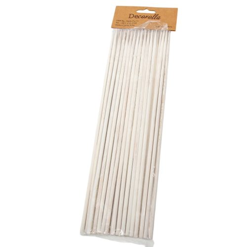 Hurkapálcika vintage fehér 30cm 45szál