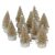 Mini fenyő óarany 4cm 10db-os