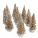 Mini fenyő óarany 6cm 10db-os