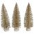 Mini fenyő óarany 20cm 3db-os