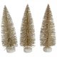 Mini fenyő óarany 20cm 3db-os