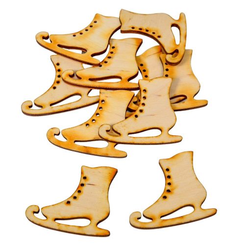 Korcsolya natúr fa 5cm 10db-os