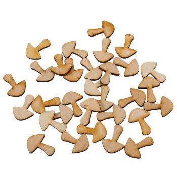 Natúr fa gomba 3cm 30db-os